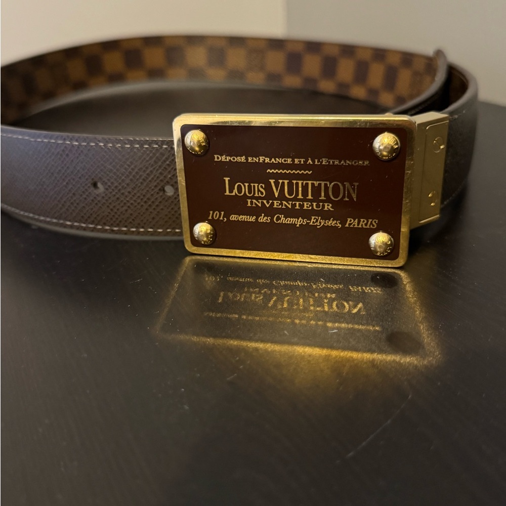 Louis Vuitton Brown Belt